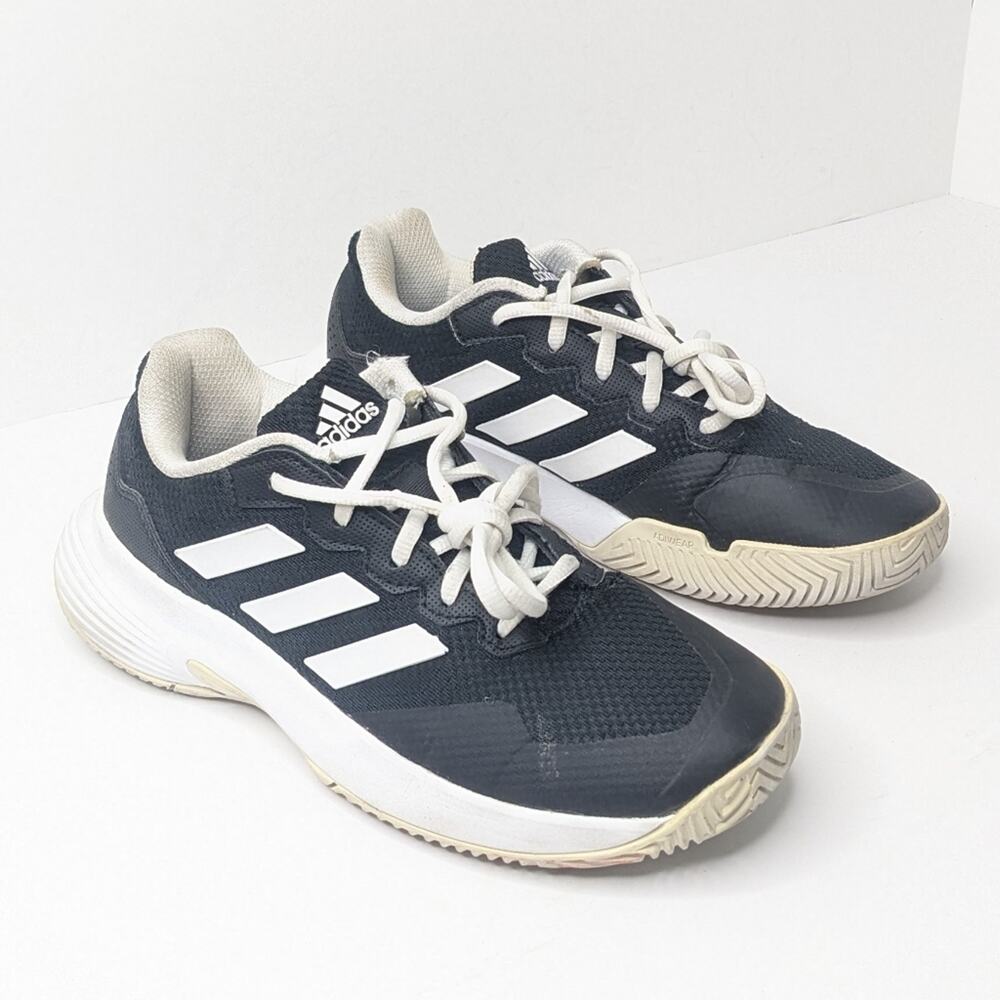 Adidas Gamecourt 2.0 Tennis Shoes, Black, Women's 6.5